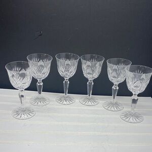 Lada by Bohemia Crystal-Crystalex Claret Wine Glasses Set of Six